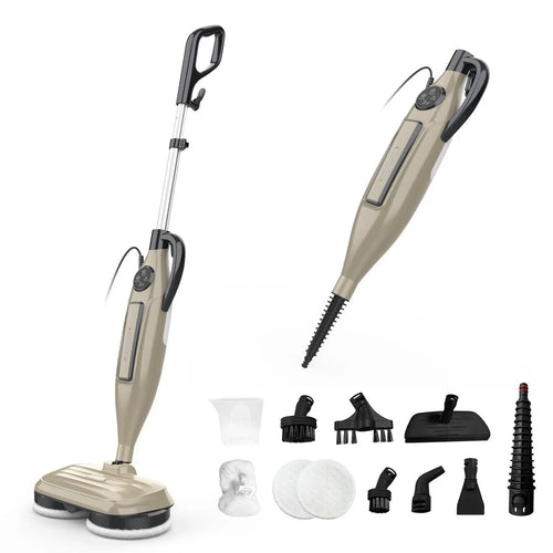 DEVOAC VM6 Electric Rotating Steam Mop & Household Steam Cleaner, All-in-One Steam Cleaning System with 3 Steam Settings, Fast Heat Technology, Ideal for Floor, Tile, Kitchen Surface, Cabinet, Gap and Daily Household Deep Clean